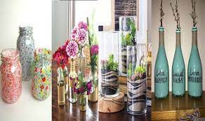 أفكار بسيطة لتزيين المزهريات وتغيير ديكور منزلك bottles decoration home decor decor