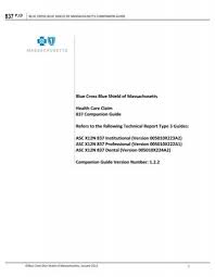 Maybe you would like to learn more about one of these? Health Care Claim 837 Companion Guide Blue Cross Blue Shield