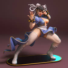 Street Fighter Chun Li Sfw Nsfw Figure  Figurine  Statue  3d Printer Stl  Files  Google Drive  Instant Download  Digital Download - Etsy