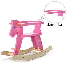 Labebe Wooden Rocking Horse For Toddlers With Removable Security Guard Kids Rocking Ride On Toys For 1 3 Year Kids Rocking Horse Baby Rocking Horse Rocking Toy
