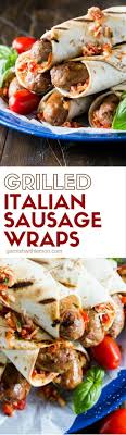 Maybe you would like to learn more about one of these? Add Some Flavor To Your Next Bbq With These Grilled Italian Sausage Wraps They Are Topped With A Grilled Italian Sausage Italian Sausage Recipes Sausage Wrap