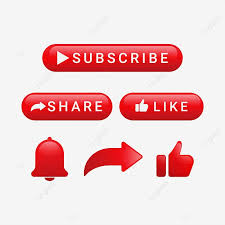 Subscribe Button With Share And Notification Subscribe Button Share Png And Vector With Transparent Background For Free Download Youtube Banner Design First Youtube Video Ideas Youtube Design