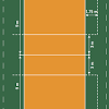 Perforated drainage pipe can be laid in a serpentine fashion (see court diagram) with one end capped and the. 1