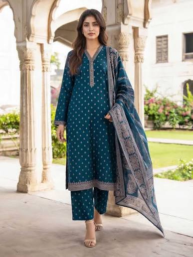 Three Piece Unstitched Suits