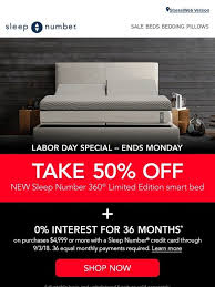 The milder side of the mattress is made up of 3 inches of copper infused memory foam. Sleep Number Kick Off Your Holiday Weekend With 50 Off Milled