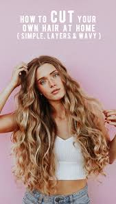 Are layers good for wavy hair. How To Cut Your Own Hair At Home Simple Layers Wavy 1 Fab Mood Wedding Colours Wedding Themes Wedding Colour Palettes