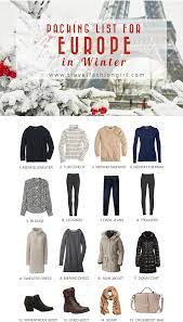 The Ultimate Guide To Packing For Europe In Winter Winter Travel Outfit Europe Winter Europe Travel Outfits