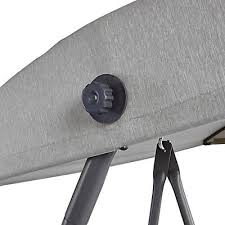 Garden seat cushions foam filled for hammock /swing plus two chair pads size 42x42 bench cushions 140x53 and 140x48 good clean condition. Blooma Cranbrook Metal Swing Bench Diy At B Q