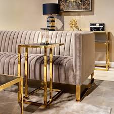 Black And Gold Couch Modern Black And Gold Sofa Table Juliettes Interiors Gold Sofa Home Room Design Bedroom Furniture Design