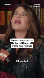 Monica Lewinsky believes former President Bill Clinton should've resigned  or found a way to stay in office "that was not lying" after their affair  became public and led to his impeachment in 1998.