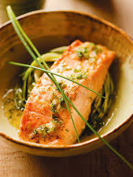 Filets De Saumon Au Four Avec Vinaigrette Au Gingembre Saumon Au Four Recette Saumon Au Four Recette Saumon
