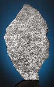 Gibeon Slice Of The Quintessential African Meteorite Iron Fine Octahedrite Iva Great Nama Land Namibia The Meteorite Minerals And Gemstones Geology