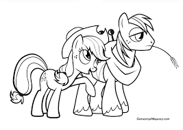 With a horse like my little pony for christmas. My Little Pony Christmas Coloring Page My Little Pony Coloring Pages