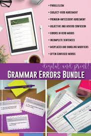 Grammar Errors In Student Essays In 2020 Grammar Teaching Grammar Grammar Errors