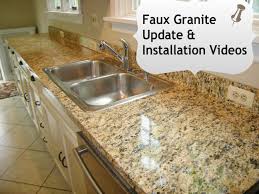 faux granite countertops