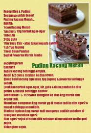 Agar (agar agar) and kanten are a natural gelatin obtained from algae. Puding Kacang Merah Makanan Dan Minuman Puding Resep