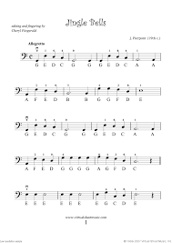 Jingle Bells For Cello Solo From Christmas Sheet Music And Carols For Beginners Coll 1 For Cello Solo Cello Sheet Music Cello Music Viola Sheet Music