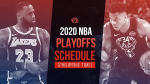 Wednesday, may 8 game 6: Schedule 2020 Nba Playoffs Philippine Time