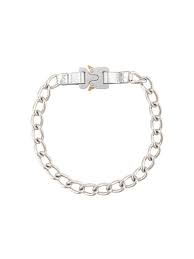Alyx Accessories 1017 Alyx 9sm Industrial Clasp Chain Necklace Silver Alyx Accessories Silver Necklaces Chain Necklace Silver Chain Necklace