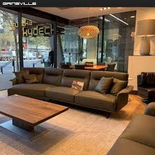 Sofas, loveseats, sectional sofas, sleeper sofas, futons China Europea Design Sectional Living Room Top Grain Genuine Leather Corner Sofa Furniture Set Gs9012 China Comtemporary Furniture Sofa Sets