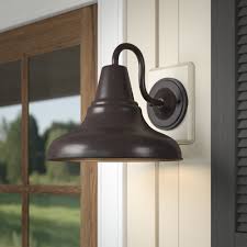 Union Rustic Hailey Outdoor Barn Light Reviews Wayfair