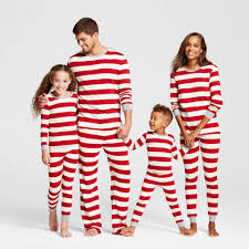 Xmas Striped Family Matching Outfits Set Christmas Family Pajamas Set Adult Kid Sleepwear Nightwear Pjs Photgraphy Prop Clothing