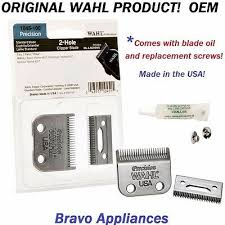 For more thorough cleaning, remove the cutting head assembly by turning it slightly counter clockwise. 6x0 2 Hole Replacement Blade Set Screws Oil For Wahl 8110 5 Star Balding Clipper 33 99 Picclick