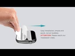 Lk Flexible Film Screen Protector Installation Video For Apple Watch Youtube En 2020 Apple Watch