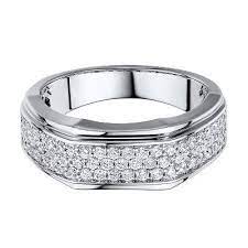 1 Ct Tw Diamond Men S Band In 10k Gold Helzberg Diamonds Diamond Engagement Wedding Ring Jewelry Wedding Rings