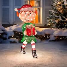 Maybe you would like to learn more about one of these? This Animated Elf With Present Lighted Outdoor Christmas Decoration Is Helping T Animated Christmas Decorations Outdoor Christmas Decorations Outdoor Christmas