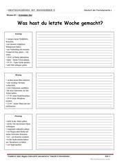 Perfekt Mit Garfield Arbeitsblatt Kostenlose Daf Arbeitsblatter German Grammar Learn German German Language