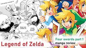 Legend of Zelda Four Swords part 1 - manga review - YouTube