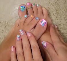 Uñas decoradas para pies de estrellas. 52 Imagenes De Unas Decoradas Con Disenos De Flores Para Manos Y Pies Todo Imagenes