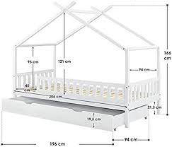 Artlife Kinderbett Tipi Mit Bettkasten Und Lattenrost 90 X 200 Cm Weiss Dach Gestell Fur Himmel Bett Hausbett Am Kinderbett Tipi Kinder Bett Kinderbett