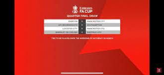 Manchester city will be away at everton that defeat jose mourinho side, tottenham hotspur on wednesday. Fa Cup Quarter Final Draw Results Soccer