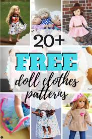 The tank top pdf sewing pattern: Free Doll Clothes Patterns For All Types Of Dolls Sew Simple Home