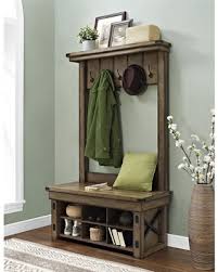 Shopstyle.com has been visited by 100k+ users in the past month Deals On Altra Wildwood Entryway Hall Tree With Bench Storage Hall Tree Bench Black Mdf