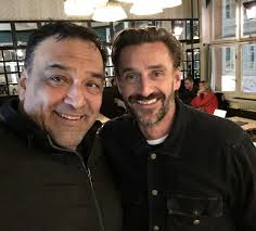 Always great meeting up and hanging out with a friend you have previously  acted with