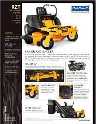 Genuine replacement parts for this mower can be found and purchased right here on cubparts.com. Cub Cadet Rzt 42 Specifications Pdf Download Manualslib