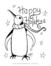 No trial periods, no payment info required. Happy Holidays Coloring Pages Printable Coloring Home