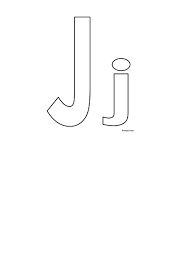 Letters printed from web browser appear up to 6 and a half inches tall while pdf letters are. Upper Lower Case Letter J Template Printable Pdf Download
