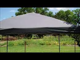 For ozark trail instant 10' x 10' straight leg canopy gazebo or any brand have same dimensions and specification. Ozark Trail Canopy Review Youtube