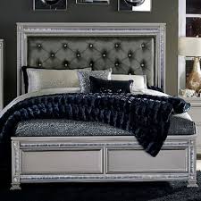 18d x 63w x 38h. Homelegance Furniture 1958 1958 1 2 3 Glam Queen Headboard And Footboard Bed With Intricate Inlays Del Sol Furniture Panel Beds