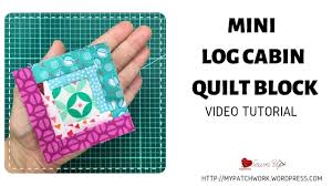 We did not find results for: Mini Log Cabin Quilt Block Tiny Quilt Qal Sewn Up