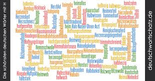Deutsche Wortschatze Mit H Schone Deutsche Worter Mit H