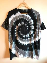 Black And White Tie Dye Shirt Outfit Tie Dye Shirt Black White Boho Hippie T Shirt Men S Etsy In 2020 Tie Dye Outfits Tie Dye White Shirt Tie Dye Fashion