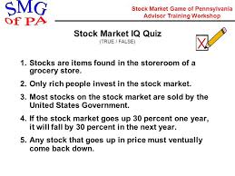 How well do you understand the indian stock market? Stock Market Game Of Pennsylvania Advisor Training Workshop Stock Market Game Workshop Ppt Download