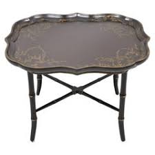 Simplihome™ garner tray top console table in black. Tray Top Coffee Tables 37 For Sale On 1stdibs