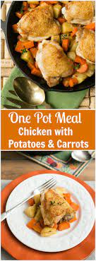 Chicken With Carrots And Potatoes Chicken Recipes Braised Chicken Recipes Recipes