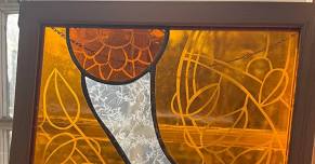 Stained Glass with Etching Details